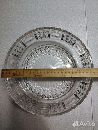 Хрустальная салатница СССР