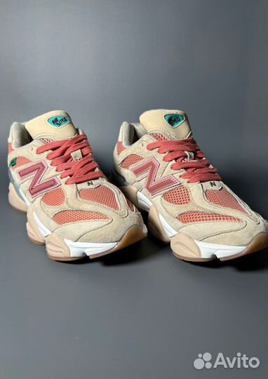 Кроссовки New Balance 9060 Cookie Pink Люкс