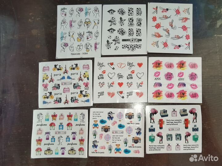 Слайдеры/наклейки для ногтей