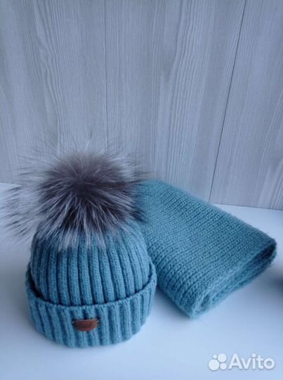 Набор шапка шарф