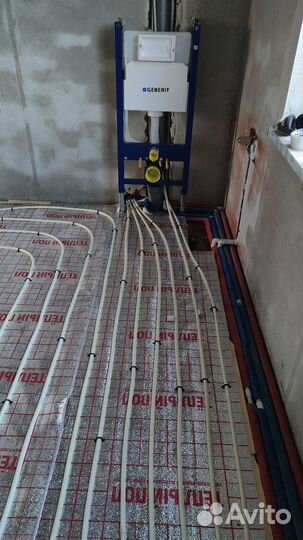 Монтаж отопления и водопровода,бригада сантехников