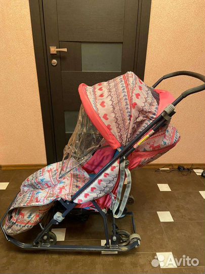 Детские санки коляска бу