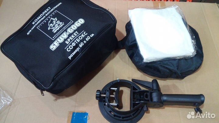 Быстрособираемый софтбокс 60х60 см для вспышки