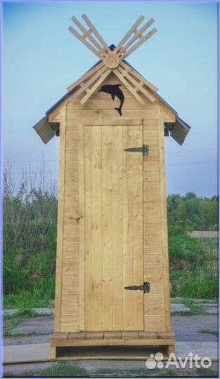 Уличный туалет домик с установкой ябе 416