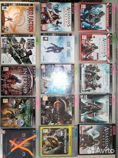 Игровые диски на sony ps3