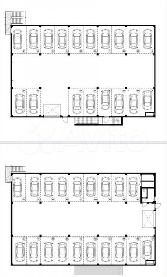 Машиноместо, 16 м²