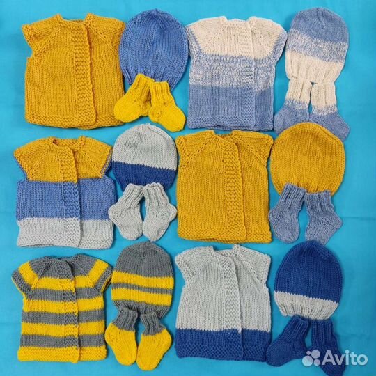 Вязанный набор для недоношенных