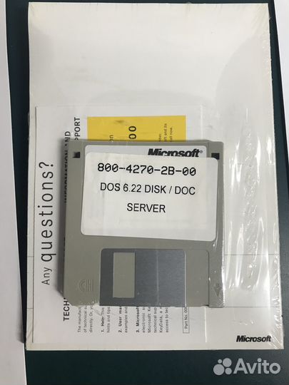 Microsoft ms-dos 6.22 дистрибутив