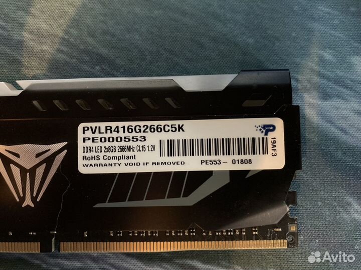 Patriot Viper LED pvlr416G266C5K DDR4