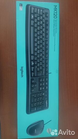 Клааиатура мышь logitech мк120