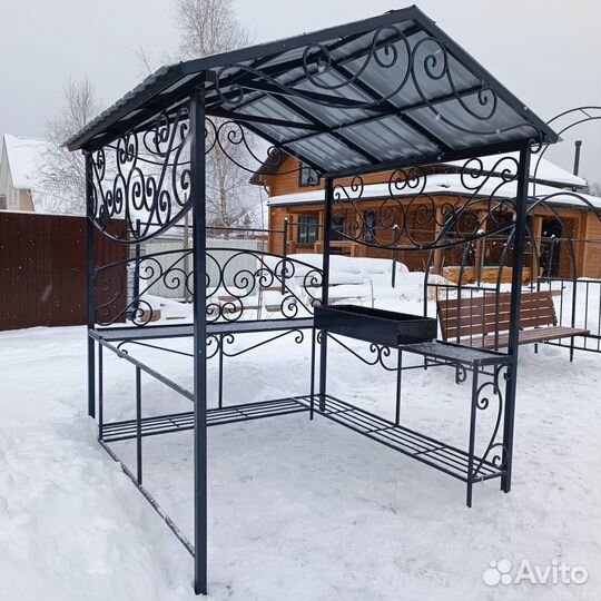 Мангальный комплекс-беседка