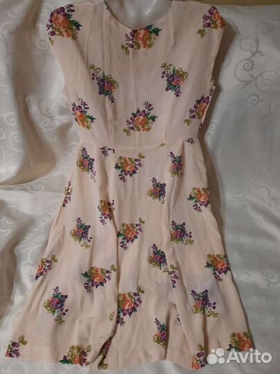 Платье из крепдешина СССР