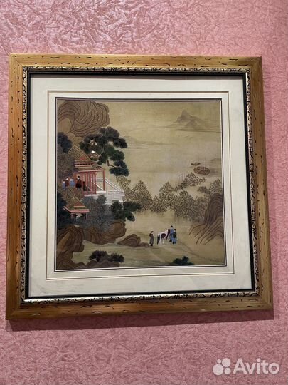 Картины- Шелк Вышивка 45 на 65 и 52 на 52