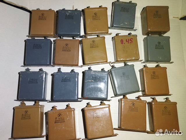 Конденсаторы мбго-2 разные