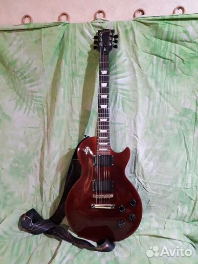 Gibson les paul LPJ цвет махагон (бывший gold top)