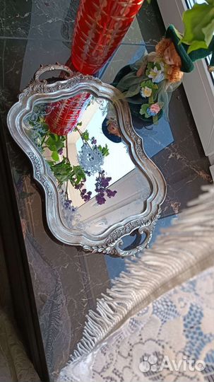 Поднос будуарный винтаж Италия