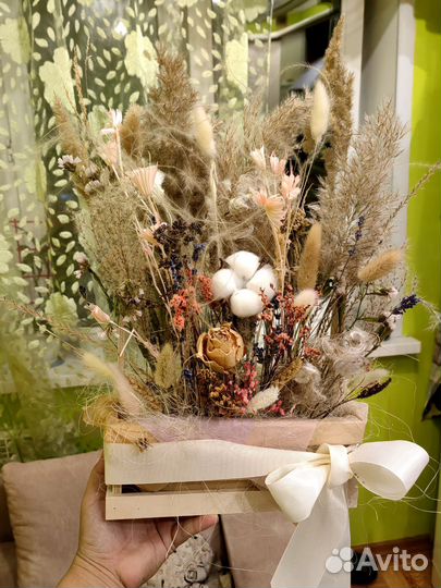 Цветочная композиция Сухоцветов