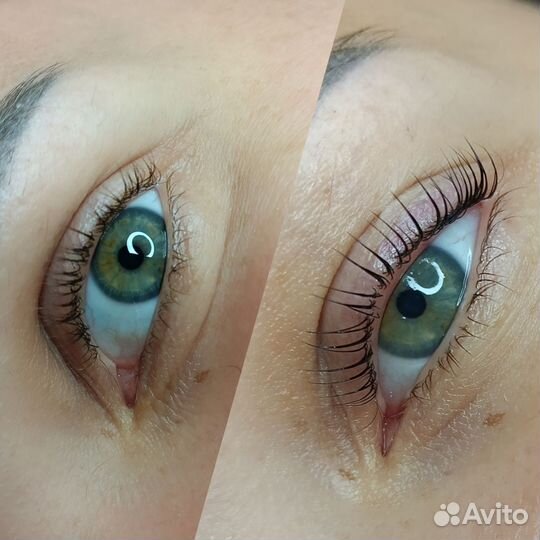 Ламинирование и Velvet ресниц