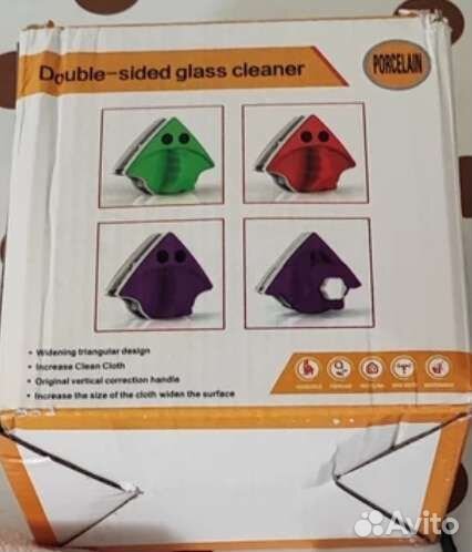 Магнитная щетка для мытья окон с двух сторон