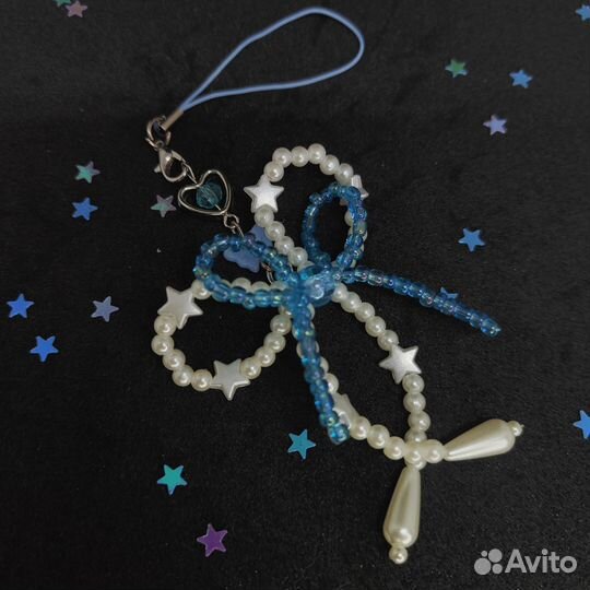 Брелок бант y2k