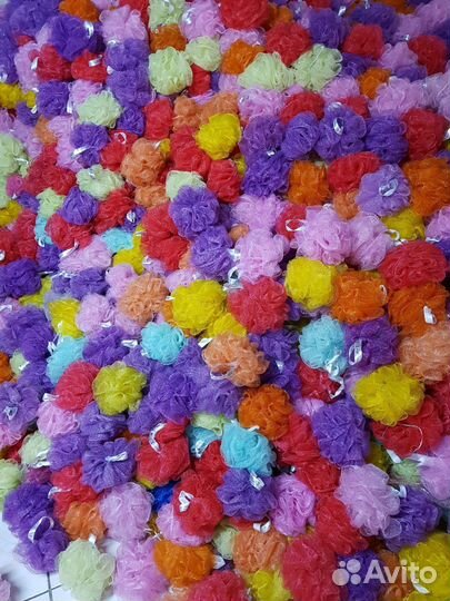 Линия производства сетки для продуктов и мочалок