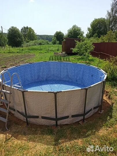 Каркасный бассейн 457 122 Bestway Steel Pro Max