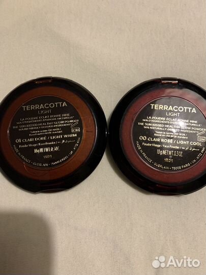 Компактная пудра, бронзер, набор косметический