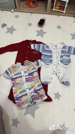 Вещи пакетом с рождения до 9 месяцев