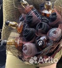 Букеты из мужских носков к 23 февраля