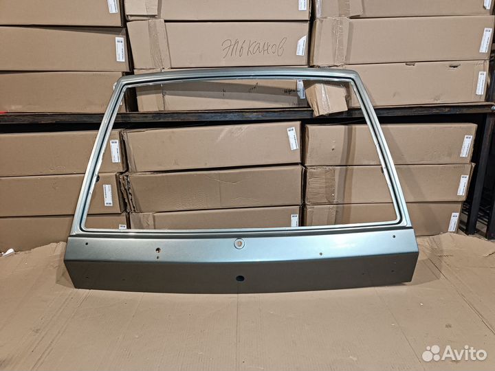 Дверь задка ваз 2114 средний серо-зеленый