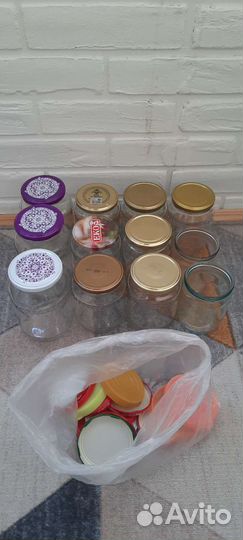 Банки стеклянные винтовые