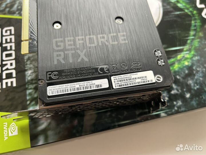 Видеокарта gainward rtx 3060ti