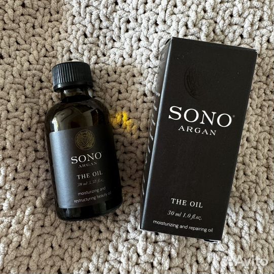 Sono argan oil Масло для волос 30 мл