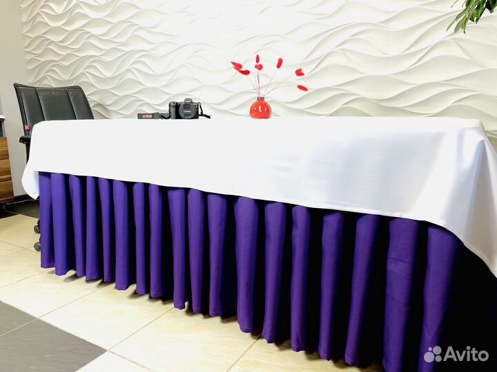 Аренда столов, стульев, фуршетной юбки