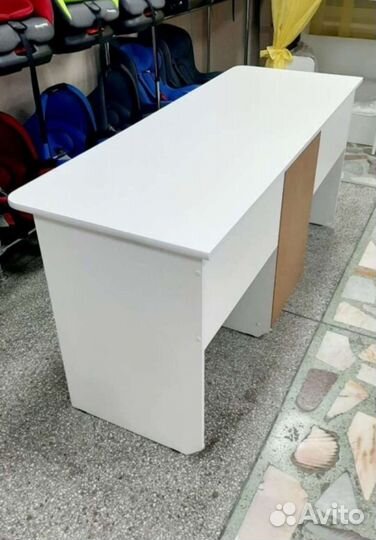 Стол - парта для двоих с тумбой новый