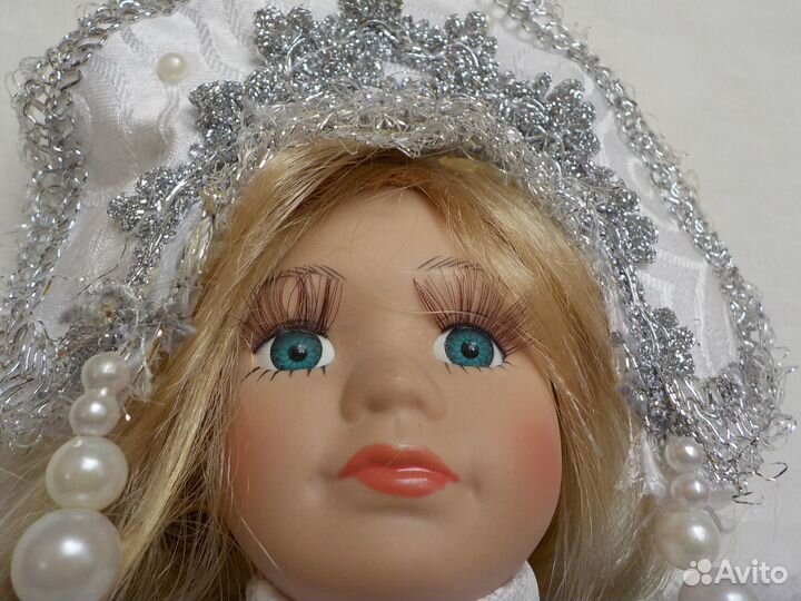 Игрушка СССР Снегурочка сюрпризница кукла фарфор