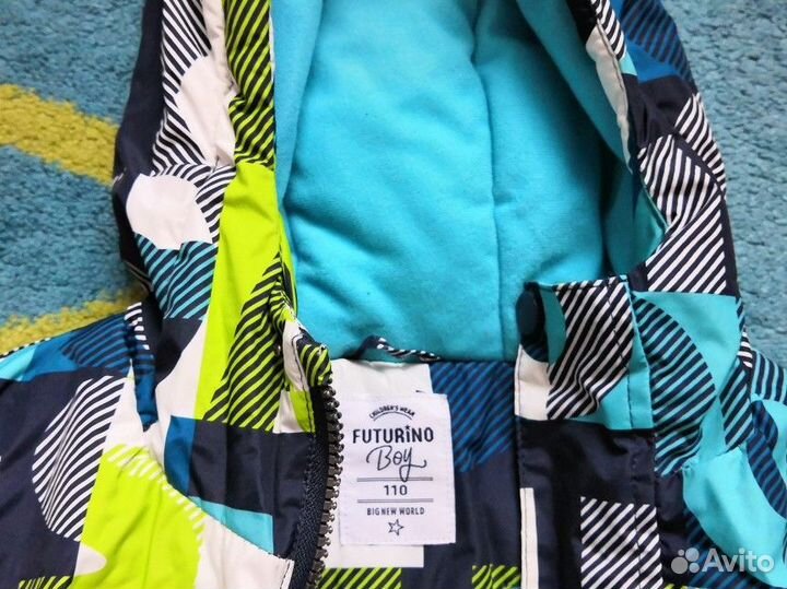 Зимний комплект на мальчика 116-122 + сапоги Экко