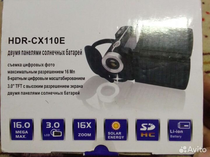Видеокамера sony hdr