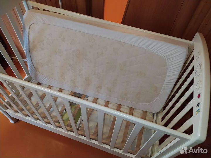 Детская Итальянская кроватка Erbesi в эмали