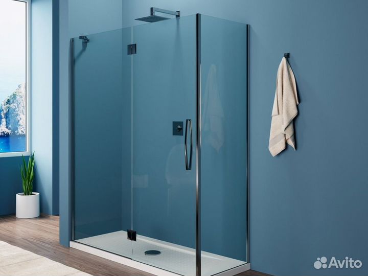 Ограждения для душа с прозрачным стеклом