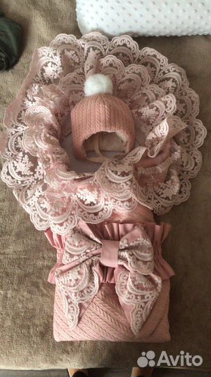 Комплект на выписку для девочки весна, очень, зима