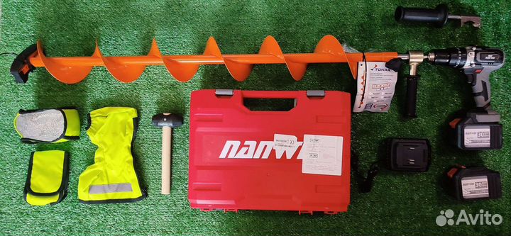 Шуруповерт для ледобура Nanwei, 200Нм