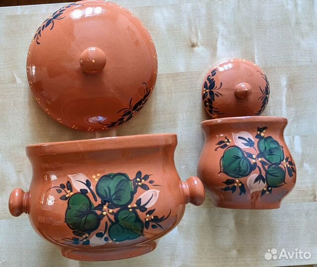 Горшки керамика 2шт комплект