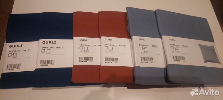 Чехлы на подушки IKEA gurli 50/50 см