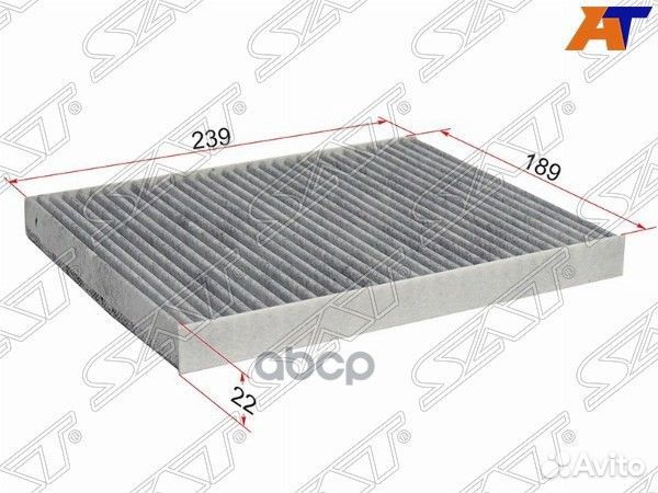 Фильтр салона ford fiesta 12-17 угольный ST-156