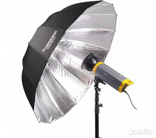 Зонт-отражатель GreenBean Deep Silver L 130 см