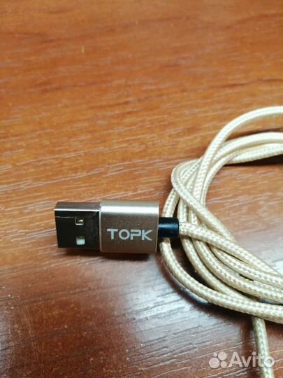 Кабель магнитный topk для айфона