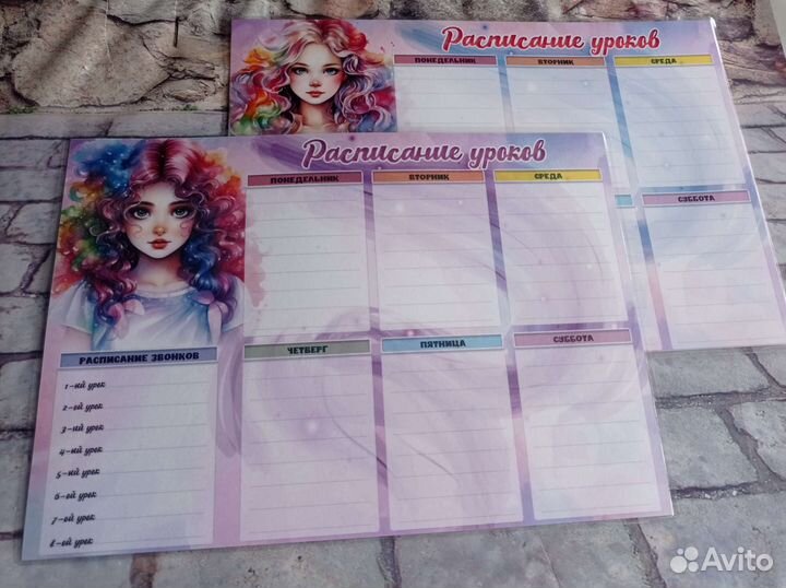 Расписание уроков пиши стирай