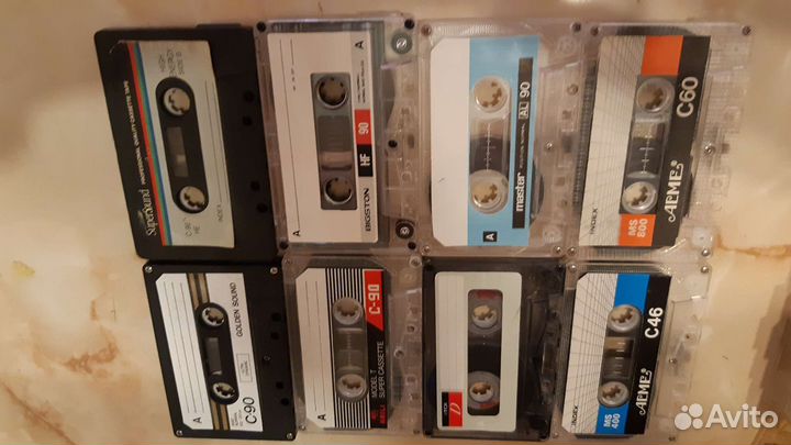 Аудиокассеты 8шт