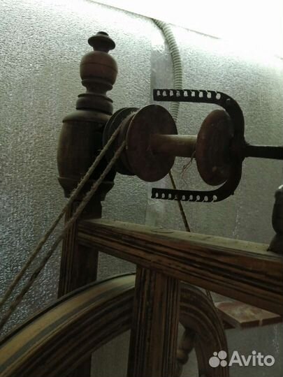 Прялка деревянная старинная